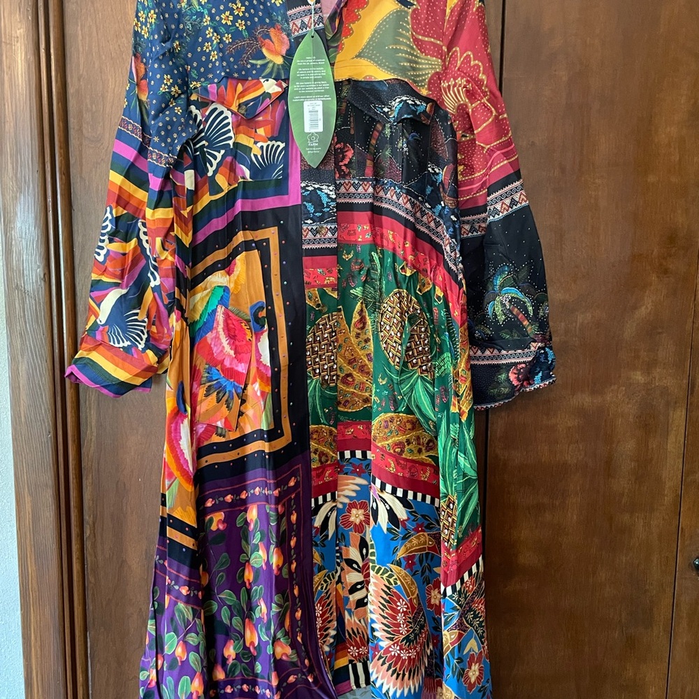 NWT Beautiful Farm Rio Chemise Dress